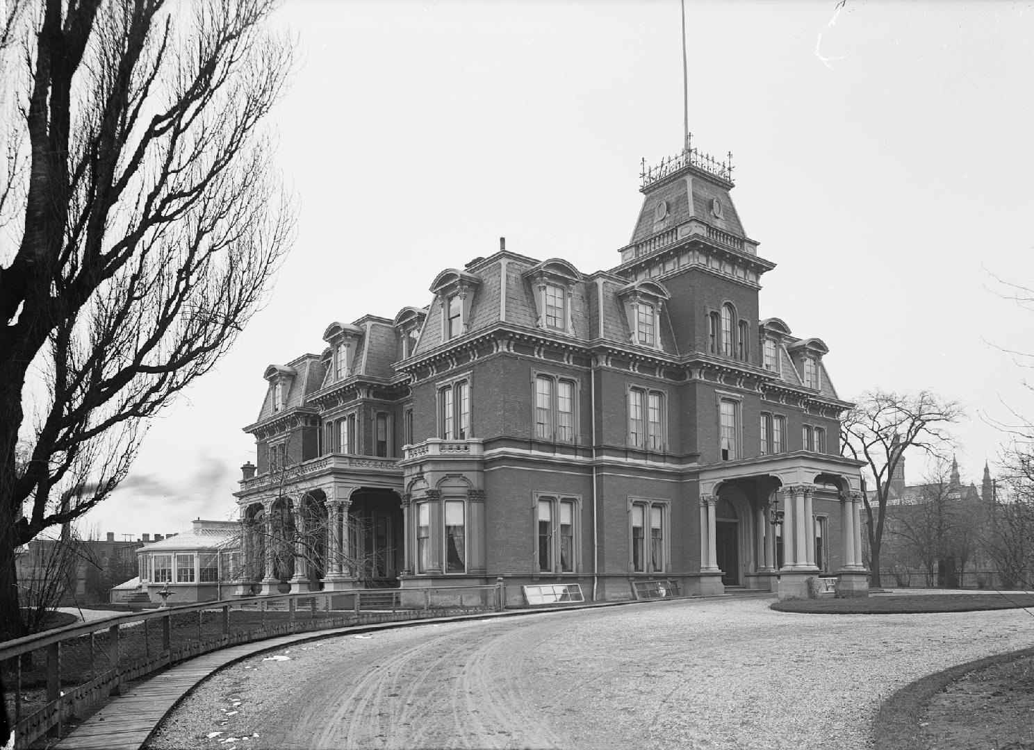 Government House (1868-1912), looking northwest