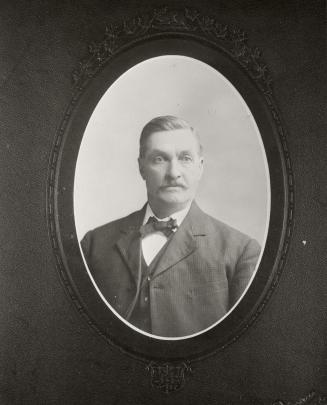 Stibbard, John Sheldrake, (1840-1925). Image shows a portrait of a middle aged gentleman. 