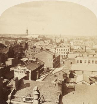 Toronto 1869, looking northwest from roof of St