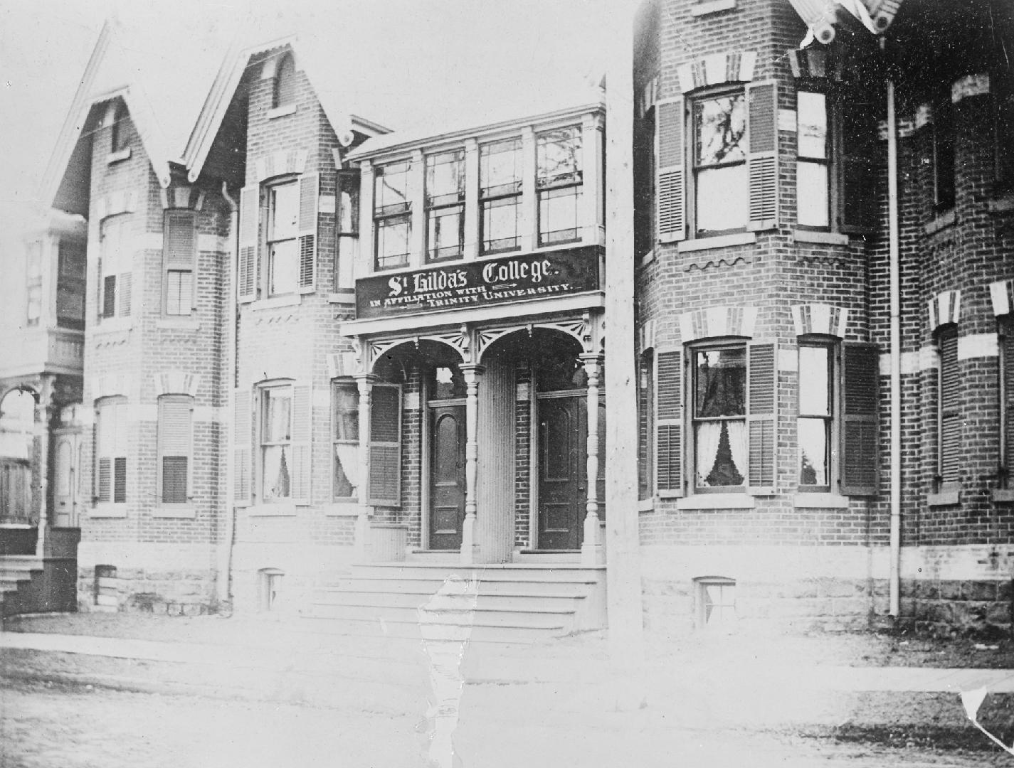 Trinity College, St. Hilda's College (1889-1892), Shaw St., west side, north of Argyle St