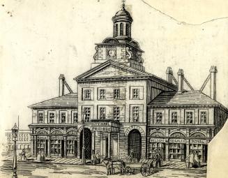 City Hall (1844-1899). circa 1856, Toronto, Ontario