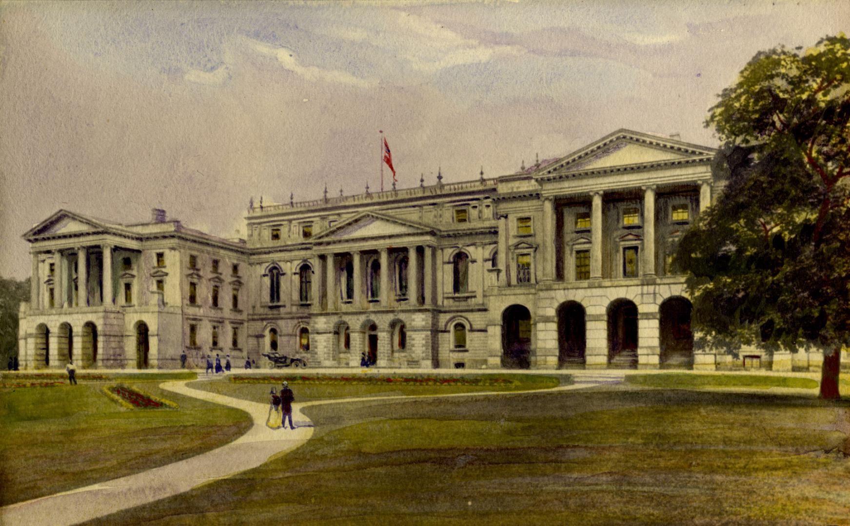 Osgoode Hall, Queen St. northeast corner University Avenue