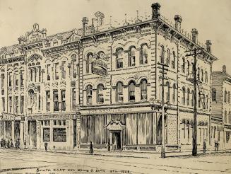 King Street West, southeast corner Bay St