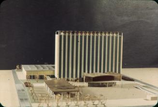 H. Fliess and J. A. Murray entry, City Hall and Square Competition, Toronto, 1958, architectural model