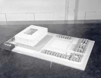 C. Granberry entry, City Hall and Square Competition, Toronto, 1958, architectural model