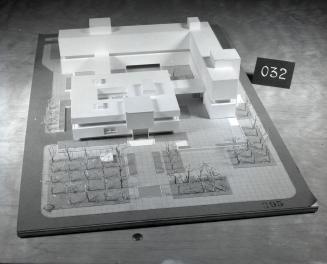A. J. O'Connor entry, City Hall and Square Competition, Toronto, 1958, architectural model