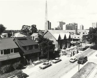 Helendale Avenue, north side, looking east to Yonge Street from Northern District Library, Toro ...