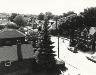 Helendale Avenue, looking northwest to Edith Drive, from Northern District Library, Toronto, On ...