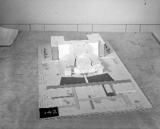 S. Sheldon entry, City Hall and Square Competition, Toronto, 1958, architectural model