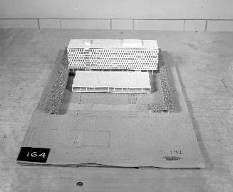 C. H. Kahn entry, City Hall and Square Competition, Toronto, 1958, architectural model