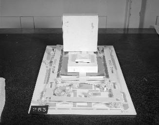 F. Willy Lups entry, City Hall and Square Competition, Toronto, 1958, architectural model