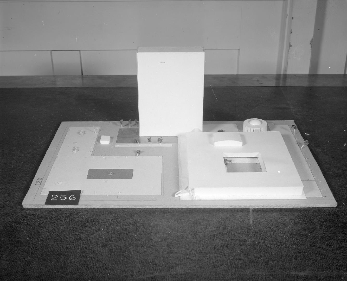 R. M. Legge entry, City Hall and Square Competition, Toronto, 1958, architectural model
