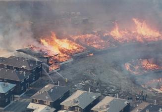 Houses gutted