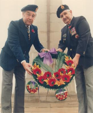 Remembering their fallen comrades