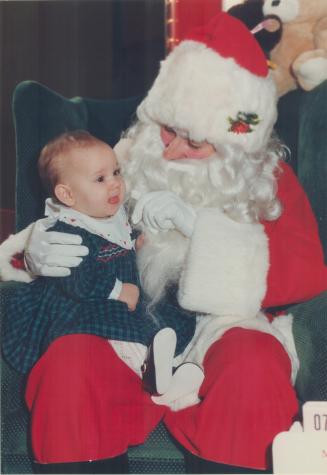 So much to ask for. But it's kind of hard to put it all into words. . . Nevertheless, six-month-old Rebecca Sidoski had a pleasant visit with Santa la(...)