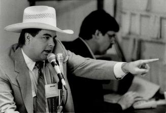 Roger Emigh of Nebraska had five minutes to impress the five judges