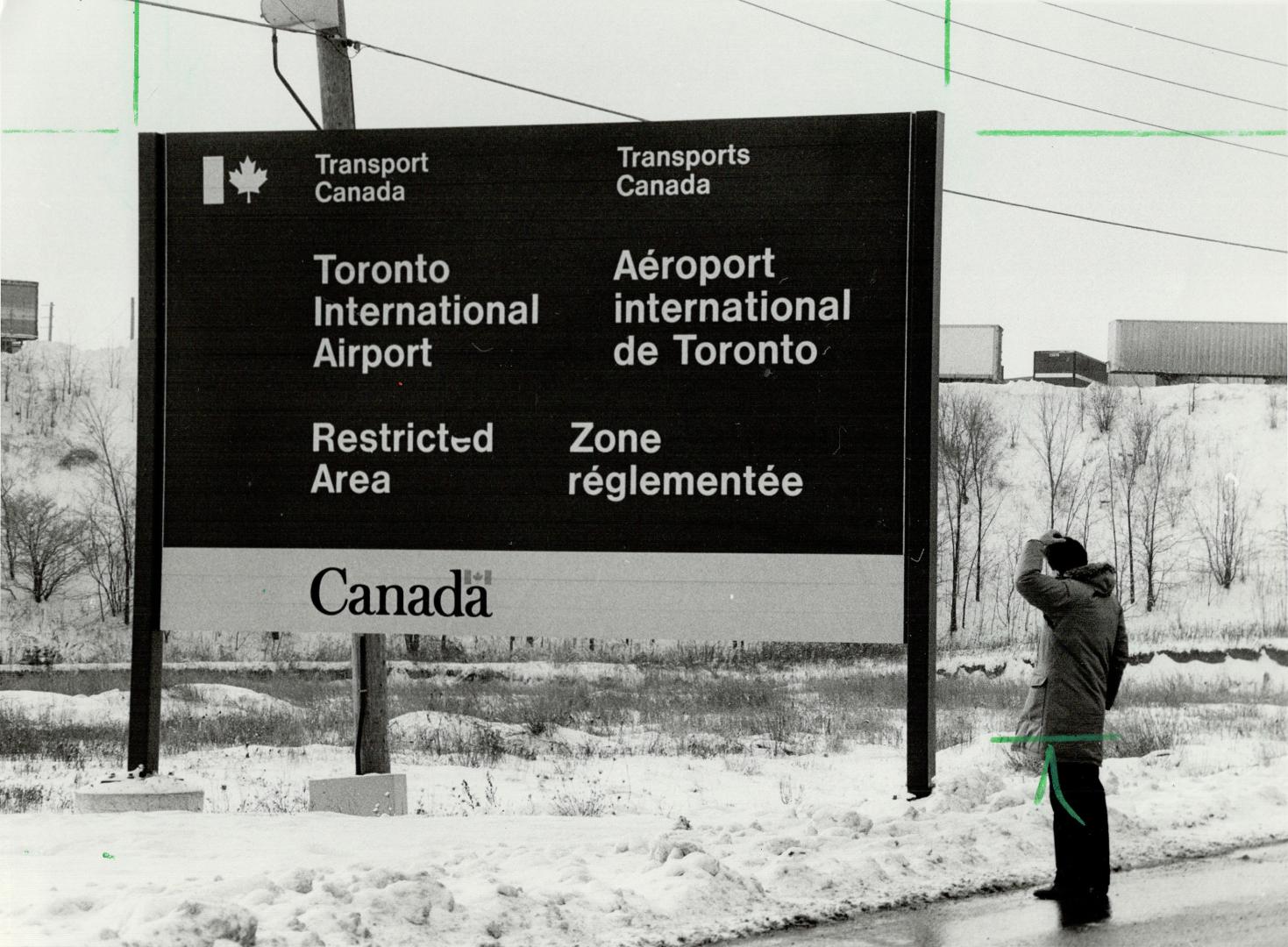 . . . but on the way out, it's Toronto International