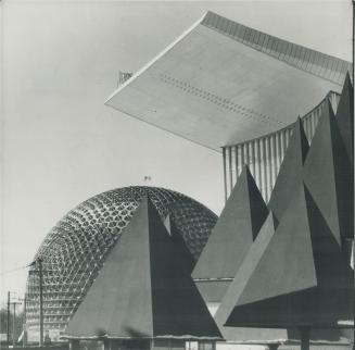 This is the face of Expo '67, where nations large and small have gathered on an island in the St