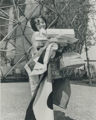 Montreal, July 11 (Expo 67) - Expo's 20,000,000th visitor is Miss Celine Bouthiller, 19, of Chicopee, Mass