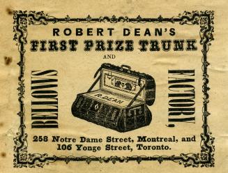 Robert Dean's first prize trunk