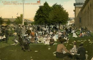 A happy crowd: Children's day at the Toronto Exhibition