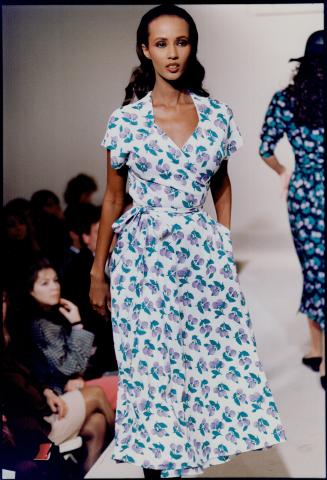 Comfortable: Shapes of Diane Von Furstenberg dresses were slinky, comfortable - and similar