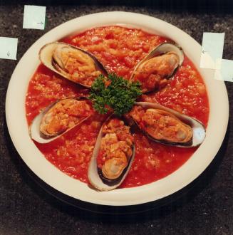 Kiwi fare: A request to the New Zealand embassy gets Kiwi Clams Or Mussels in The Half Shell With Tomato Coulis