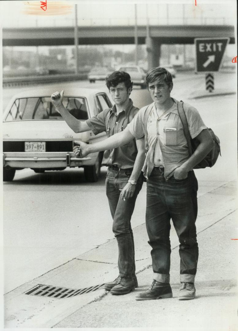 Rene Caron, 19, and guy Cosette, 15