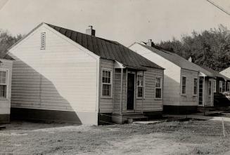 Imported from Nobel are these wartime housing residences which were dismantled for the journey and re-assembled