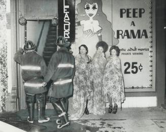 A hot time in the body-rub parlor, A mattress fire in the Pleasure Palace Body Rub Parlor and Peep Show on Elm St