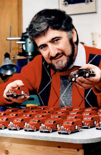 Mini cars are his mini passion, Oshawa's Julian Stewart displays some of the miniature replica cars he and his family produce in the toy factory in th(...)