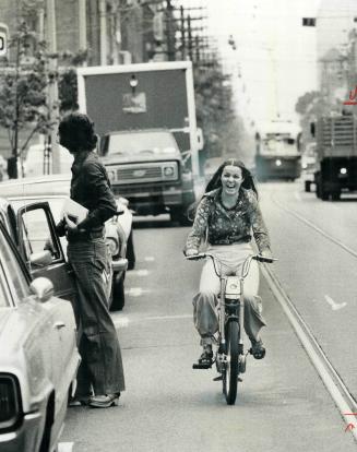 Mopeds are sprouting on all our streets, and sometimes off, reader (left) complains
