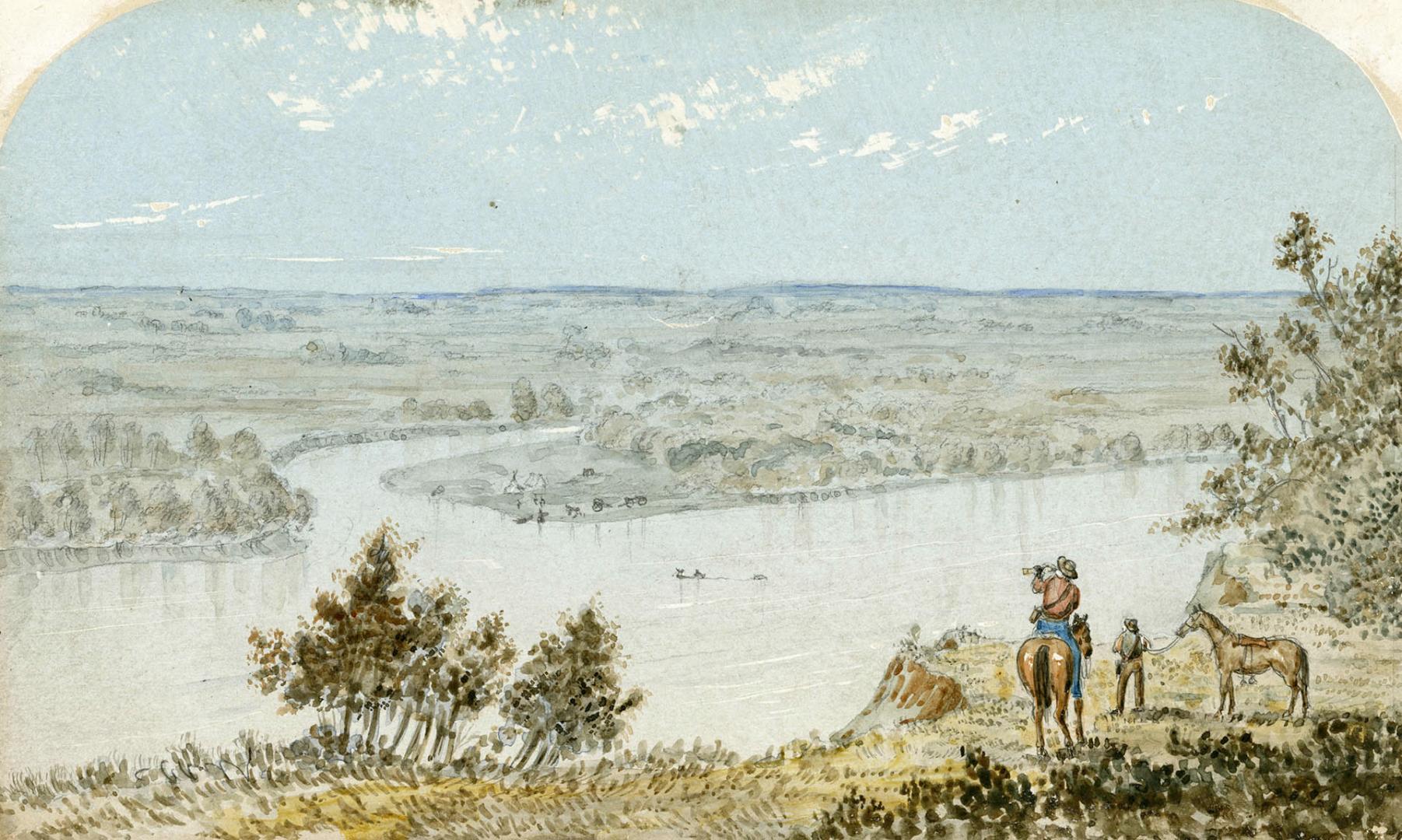 Confluence of the Little Souris and the Assiniboine, Manitoba