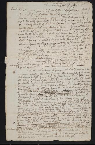 Letter from Joel Stone to Charles Cooke, 19 Jan