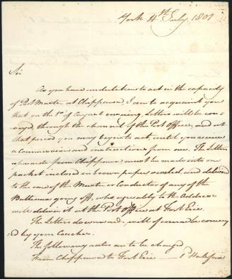 Letter from George Herriot to Robert Macklem, 4 July 1801