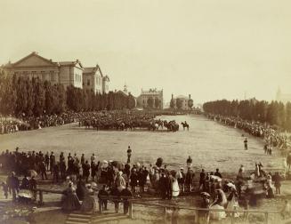 Reception of Canadian Volunteers on the Champ de Mars, Montreal