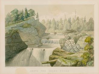 Above the Grand Falls (Nepisiguit Falls, New Brunswick)