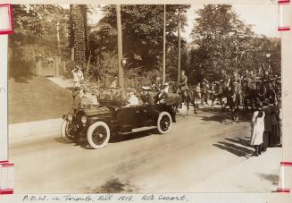 Prince of Wales in Toronto. Fall 1919. Royal Canadian Dragoons Escort