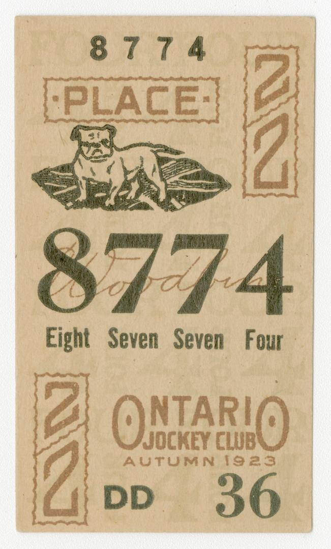 Ontario Jockey Club Autumn 1923 