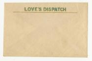 This item consists of an envelope containing a telegram from cupid's post office. Printed in Ba ...