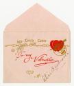 An envelope containing a letter from "Cupid Cottage, Love Lane". Dated February 14th and includ ...