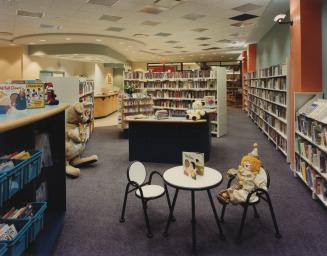 Children's area at Northern Elms Library Branch