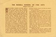 Photo on verso of Mr. John Russell. The school which was founded in 1932 was under his supervis ...