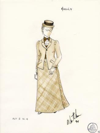 Costume design by Martha Mann : 1994 Theatre Calgary production of Anne of Green Gables : Maril ...