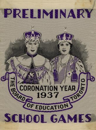 Preliminary school games coronation year 1937