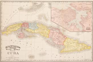 Rand, McNally & Co.'s indexed atlas of the world map of Cuba