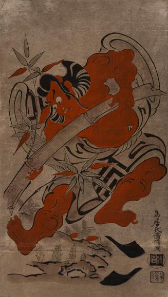 Japanese print of (polychrome)