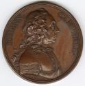 Bronze medal. (obverse) Bust of John Campbell, 2nd Duke of Argyle, right, hair long, tied behin ...