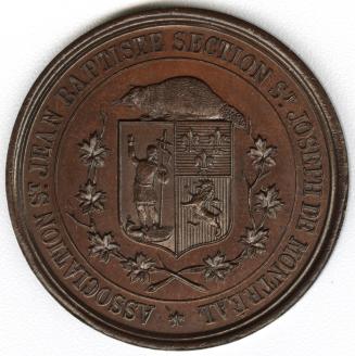 Bronze medal (Observe) shows a coat of arms