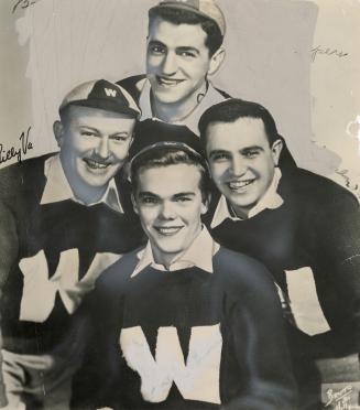 Original Toronto Star caption: The Four Hilltoppers: They don't change songs, just singers